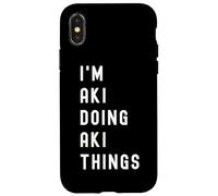 Soy AKI Haciendo Cosas de AKI Carcasa para iPhone X/XS