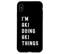 Soy AKI Haciendo Cosas de AKI Carcasa para iPhone XS MAX