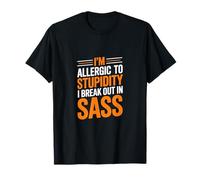 Soy alérgico a la Estupidez Romper en SASS Camiseta