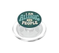 Soy alérgico a la Gente Divertido Introvertido Sarcástico PopSockets PopGrip para MagSafe
