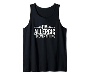 Soy alérgico a Todo lo Divertido Alergias Alergias Camiseta sin Mangas