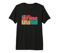 Soy alérgico al Lunes por la mañana Camiseta Premium