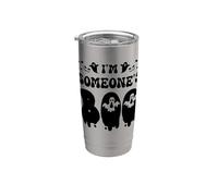 Soy alguien Boo Spooky Lover Scary Funny Halloween Ghost Vaso térmico de acero inoxidable de doble pared