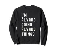 Soy Álvaro Haciendo Cosas de Álvaro Sudadera
