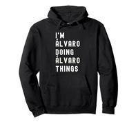 Soy Álvaro Haciendo Cosas de Álvaro Sudadera con Capucha