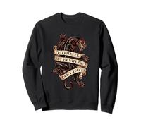 Soy amigable Pero mi Esposa no Toca Funny Panther Sudadera
