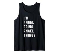 Soy Angel Haciendo Cosas de Angel Camiseta sin Mangas