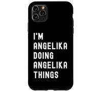 Soy Angelika Haciendo Cosas de Angelika Carcasa para iPhone 11 Pro MAX