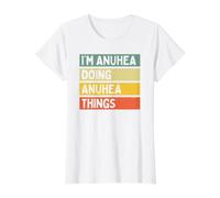 Soy Anuhea Doing Anuhea Things Cosas Divertida Cita Personalizada Camiseta gráfica económica, Mujer, Blanco, L