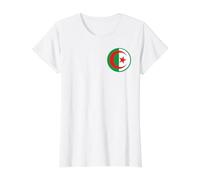 Soy argelino y Orgulloso de ser DZ Camiseta gráfica económica, Mujer, Blanco, XL