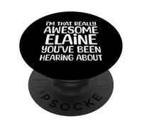 Soy así de increíble Elaine ha Estado Escuchando Hablar PopSockets PopGrip Adhesivo