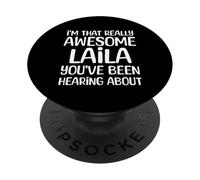 Soy así de increíble Laila ha Estado Escuchando Hablar PopSockets PopGrip Adhesivo