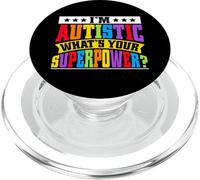 Soy Autista cuál es tu Superpoder Autismo PopSockets PopGrip para MagSafe