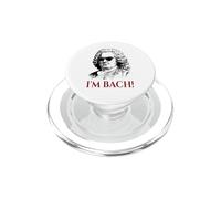 Soy Bach Divertido Compositor de Música Clásica Juego de Palabras PopSockets PopGrip para MagSafe