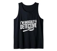 Soy básicamente un Detective Divertido para los Amantes del Misterio Camiseta sin Mangas