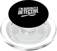 Soy básicamente un Detective Divertido para los Amantes del Misterio PopSockets PopGrip para MagSafe