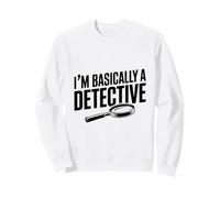 Soy básicamente un Detective Divertido para los Amantes del Misterio Sudadera