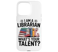 Soy Bibliotecario ¿cuál Es Tu Talento? Entusiasta a Carcasa para iPhone 15 Pro MAX