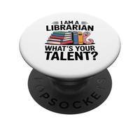 Soy Bibliotecario ¿cuál Es Tu Talento? Entusiasta a PopSockets PopGrip Adhesivo
