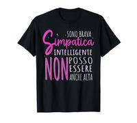 Soy Brava Simpática Inteligente Non POSSO Essere Anche Camiseta