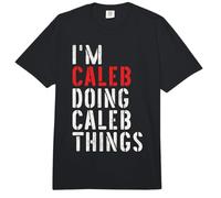 Soy Caleb Doing Caleb Things Nombre Caleb Comfort Colors Adult Heavyweight T-Shirt