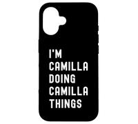 Soy Camilla Haciendo Cosas de Camilla Carcasa para iPhone 16
