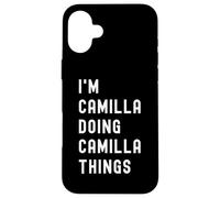 Soy Camilla Haciendo Cosas de Camilla Carcasa para iPhone 16 Plus