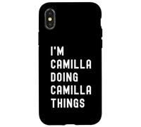 Soy Camilla Haciendo Cosas de Camilla Carcasa para iPhone X/XS