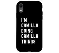 Soy Camilla Haciendo Cosas de Camilla Carcasa para iPhone XR