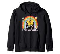 Soy Capaz, confío en mí Mismo, afirmaciones positivas Que Dicen Sudadera con Capucha