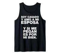 Soy casado y amo a mi esposa Funny Mexicans Sarcastic Camiseta sin Mangas
