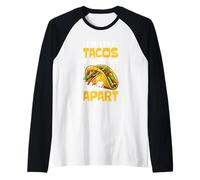Soy como tacos A veces me desmorono Camiseta Manga Raglan
