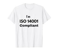 Soy Compatible con ISO 14001 - Idea de Regalo de gestión Ambiental Camiseta gráfica económica