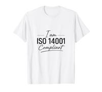 Soy Compatible con ISO 14001 - Idea de Regalo de gestión Ambiental Camiseta gráfica económica