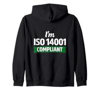 Soy Compatible con ISO 14001 - Idea de Regalo de gestión Ambiental Sudadera con Capucha
