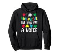 Soy Concientización sobre el Autismo No Verbal Aceptación de la Neurodiversidad Sudadera con Capucha