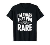 Soy Consciente de Que Soy RARA autoafirmación única Camiseta