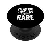 Soy Consciente de Que Soy RARA autoafirmación única PopSockets PopGrip Adhesivo