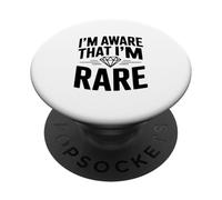 Soy Consciente de Que Soy RARA autoafirmación única PopSockets PopGrip Adhesivo