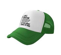 Soy Cristianismo, Fe, Jesús, Cruz Gorra Beisbol Deportiva Gorra El Sol Sun Protection Sombrero Verano para Mujer Aire Libre Exteriores