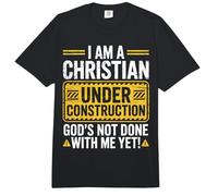 Soy Cristiano en construcción Dios no ha Terminado Conmigo Comfort Colors Adult Heavyweight T-Shirt