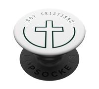 Soy Cristiano, Protestante, Católico, Seguidor de Cristo PopSockets PopGrip Adhesivo