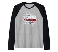 Soy de Texas What Country Are You From Texas Flag Camiseta Manga Raglan