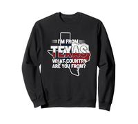 Soy de Texas What Country Are You From Texas Flag Sudadera