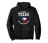 Soy de Texas What Country Are You From Texas Flag Sudadera con Capucha