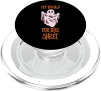 Soy Demasiado Viejo para Esta sábana, Divertido Fantasma de Halloween para Hombres y Mujeres PopSockets PopGrip para MagSafe