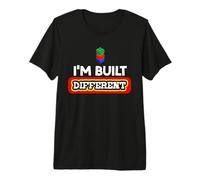 Soy Diferente, Divertidos Bloques de construcción, Maestros constructores, Chicos Camiseta Premium