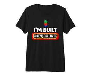 Soy Diferente, Divertidos Bloques de construcción, Maestros constructores, Chicos Camiseta Premium