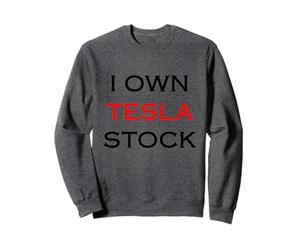 Soy dueño de acciones de Tesla Sudadera