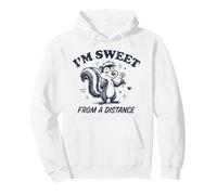 Soy Dulce Desde una Distancia Skunk Humor Introvertido Vintage Sudadera con Capucha